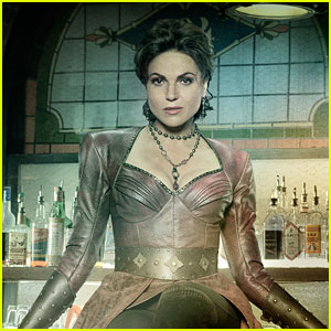 Lana (as Regina) OUAT set photo