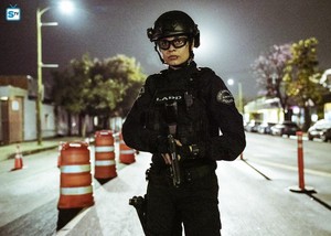 Lina Esco as Chris Alonso in SWAT - Patrol