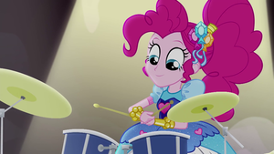Pinkie Pie playing the drums EG4