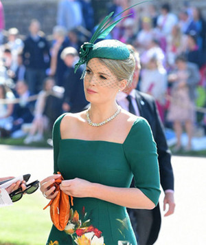  Princess Diana's niece Lady Kitty Spencer arrives at Royal Wedding