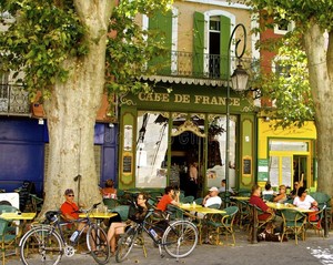  Romantic French đường phố, street Cafe