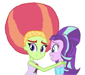 Starlight Glimmer with Afro Tree Hugger