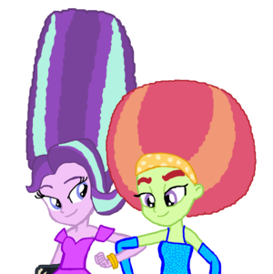  Starlight Glimmer with Afro cây Hugger