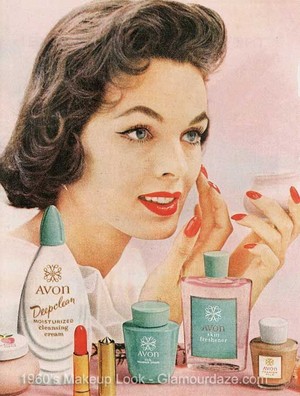  A Vintage Promo Ad For Avon Cosmetics