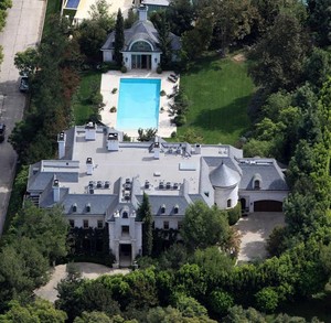 Aerial View Of Michael Jackson's Old House