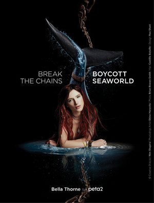  Bella Thorne - A Little Mermaid Boycotting Seaworld