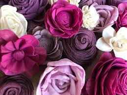 Berry colored pretty roses