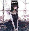 Black Dress Anime Girl - anime photo