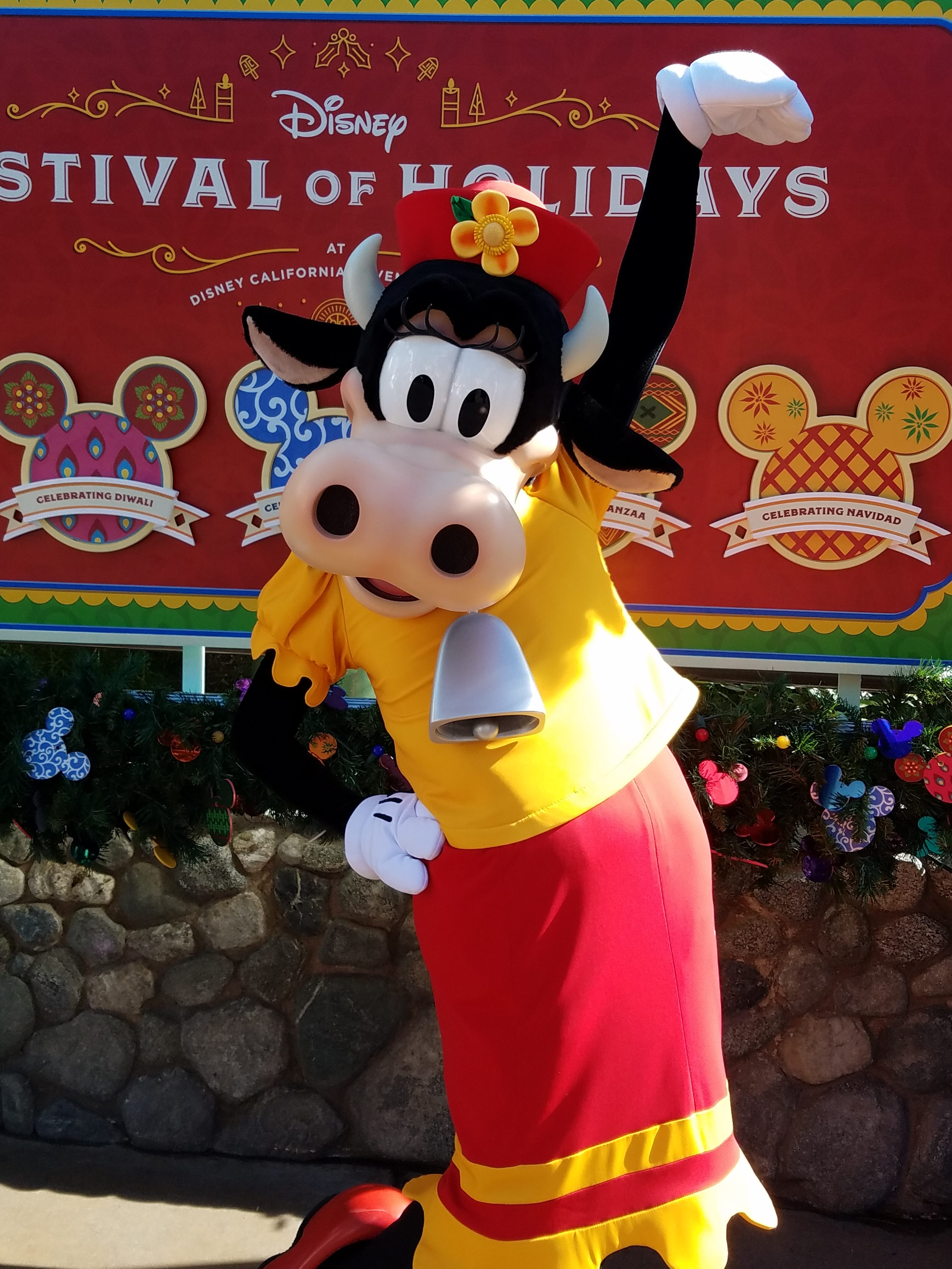 Photo of Clarabelle Cow for fans of Walt Disney Theme Parks. 