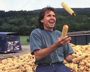 Davy Playing With Corn