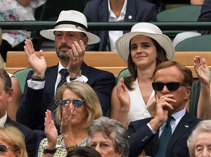 Emma Watson at Wimbledon in লন্ডন [July 14, 2018]