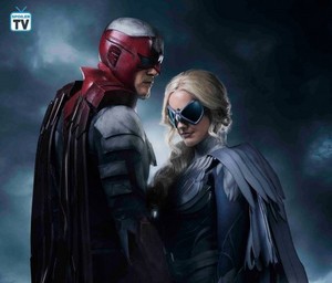 First Look at Alan Ritchson and Minka Kelly as Hawk and Dove