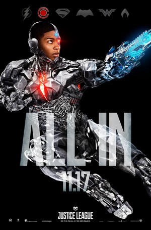  Justice League (2017) Poster - Cyborg