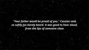  Jyn/Cassian - Novelisation Quotes