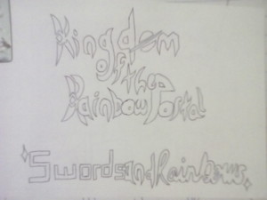  Kingdom of the pelangi, rainbow Portal concept logo