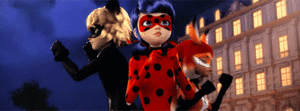  Ladybug, Chat Noir and Rena Rouge