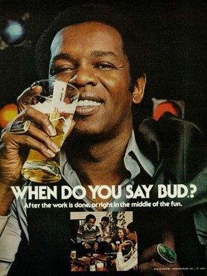  Lou Rawls Promo Ad Budweiser bière