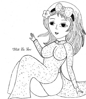  Miss La Sen in aodai, manga8