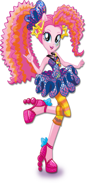  Pinkie Pie 虹 Rocks character bio art 2