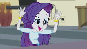 Rarity about to play piano EG2
