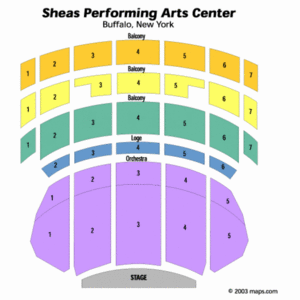  Seating Chart At Sheas Performing Arts Center