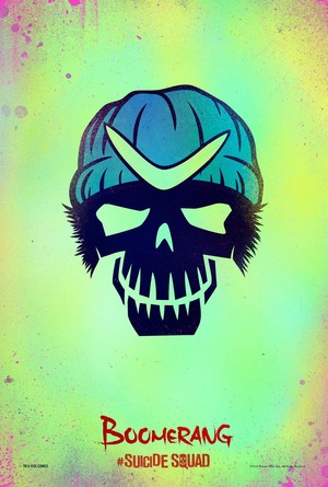  Suicide Squad (2016) Skull Poster - Captain Boomerang