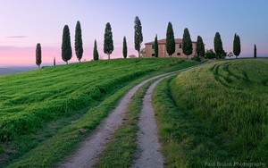  country road in tuscany