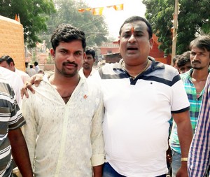 Dhanraj with Gundu Reddy