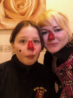 ~*Me & Clara a red nose*~