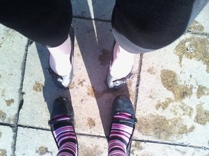~*Nicole & Me our feet*~