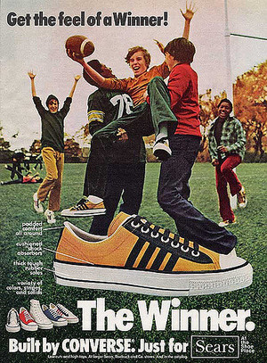  1975 Promo Ad For Converse Sneakers