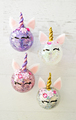 3 diy glitter unicorn ornaments - unicorns photo