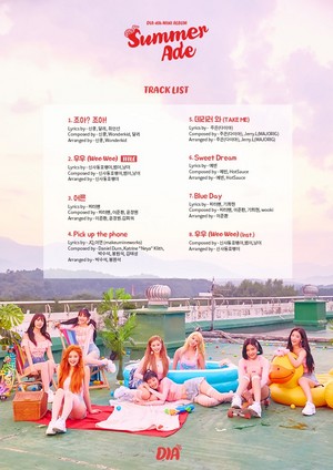 4th mini album 'Summer Ade' tracklist