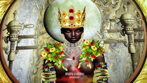 Ancient Igbo African Goddess Moor Canaanite Igbo Named After Europe Europa Iruopa Iruonwa Moon Face 