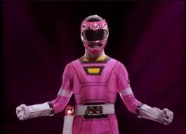  Cassie Morphed As The 秒 粉, 粉色 Turbo Ranger