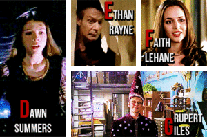  Characters on Buffy, The Vampire Slayer