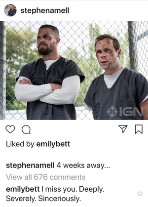  Emily commentaires on Stephen's photo