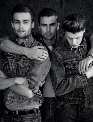 George MacKay, Theo James and Douglas Booth - GQ Style Photoshoot - 2014