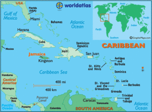  Island Map Of Jamaica