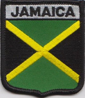  Jamaica Flag Embroidered Patch