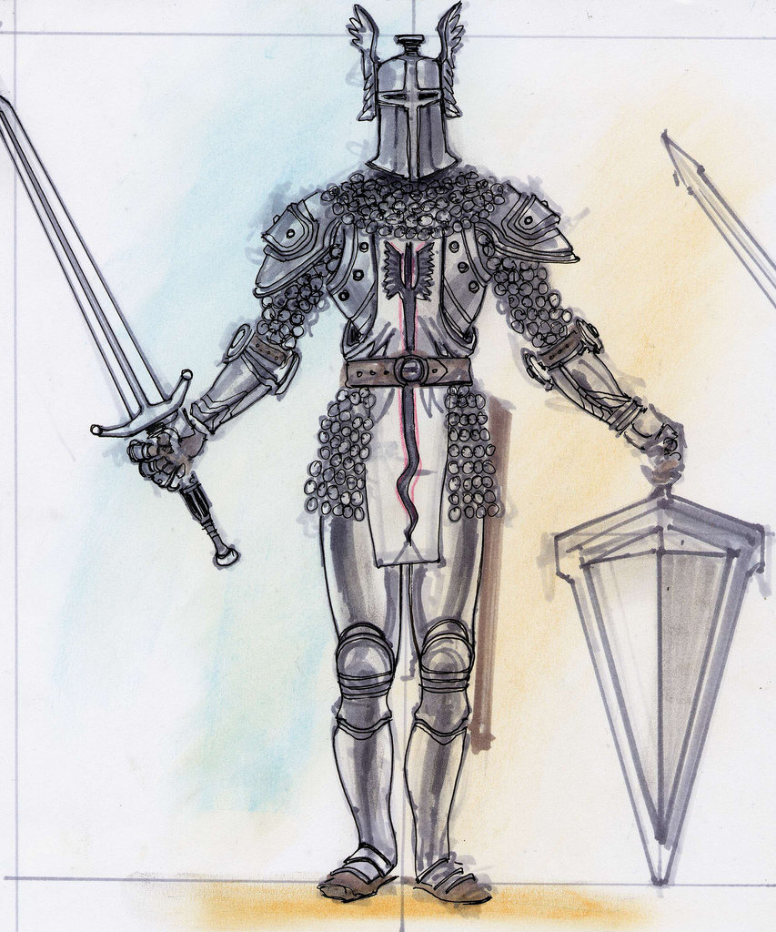 Photo of Knights of the Nine Concept Art for fans of Oblivion (Elder Scroll...