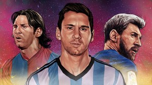 Lionel Messi fanart