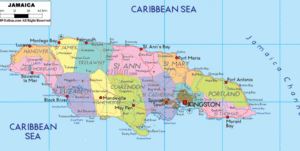 Map Of Jamaica 