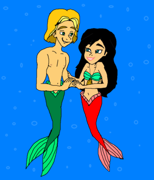  Melody and Alex Together Forever Little Mermaid II