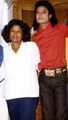 Michael And His Mother, Katherine  - michael-jackson photo