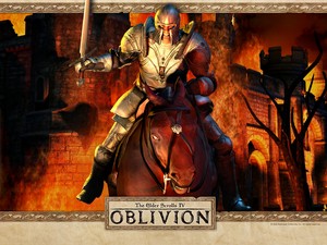  Oblivion kertas dinding - The Battle of Kvatch