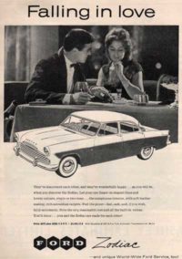  Promo Ad 1959 Ford Zodiac