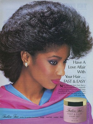 Promo Ad For Fashion Fair Hair Cream