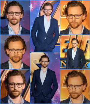  Tom Hiddleston attends the UK fan Event for ‘Avengers Infinity War’ at televisie Studios White