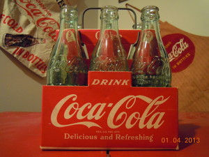  Vintage Coca-Cola Six Pack Bottles